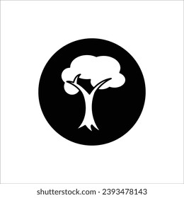 Tree icon stock vector illustration
