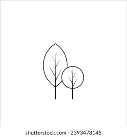 Tree icon stock vector illustration