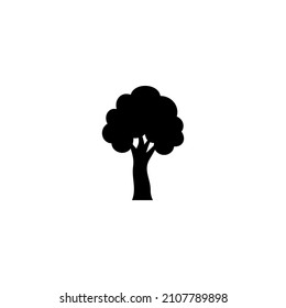 tree icon symbol. trees vector isolated on white background