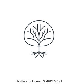 Tree icon symbol vector illustration isolated on white background