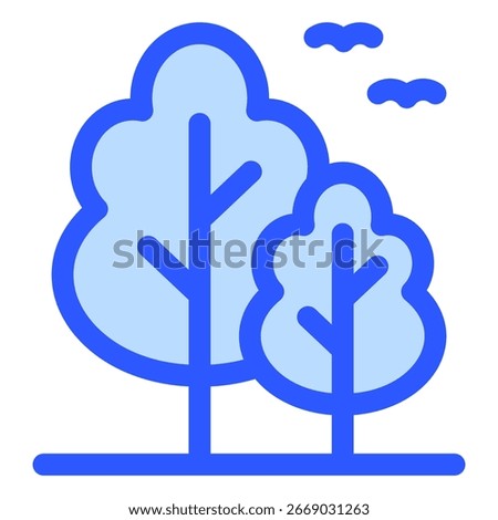 Tree icon symbol. Vector illustration.