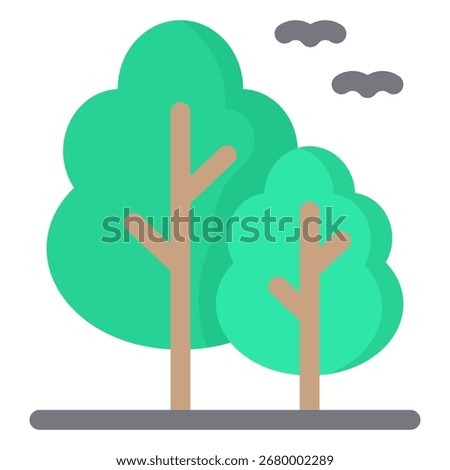 Tree icon symbol. Vector illustration.