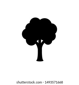 Tree icon symbol vector. icon on white background