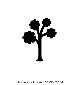 Tree icon symbol vector. icon on white background