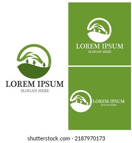 Tree icon and symbol vector template
