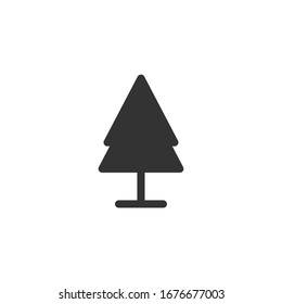 color de plantilla de icono de árbol editable. símbolo de árbol, signo vectorial aislado en fondo blanco. 