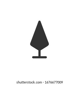 tree icon template color editable. tree symbol vector sign isolated on white background. 