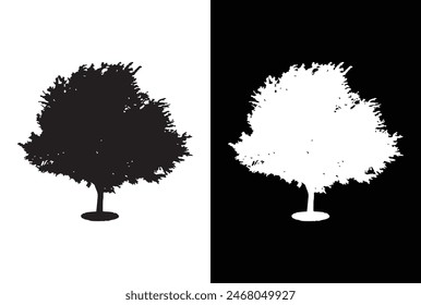 Tree icon template colour editable. Tree symbol vector sign isolated on white background illustration for graphic.