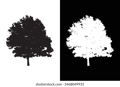 Tree icon template colour editable. Tree symbol vector sign isolated on white background illustration for graphic.