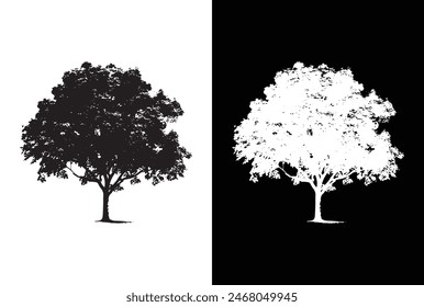 Tree icon template colour editable. Tree symbol vector sign isolated on white background illustration for graphic.