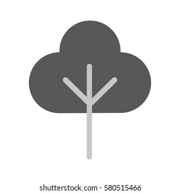 Tree Icon in trendy flat style isolated on whie background. Tree symbol for your web design, logo, UI. Vector illustration, EPS10.