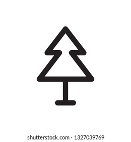 Tree icon in trendy outline style design. Vector graphic illustration. Editable vector stroke. EPS 10.