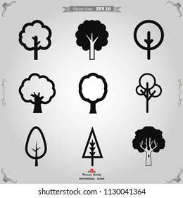 Tree icon vector