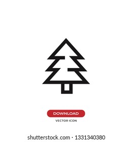 Tree icon vector