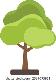 tree icon with vector icon