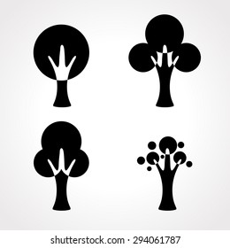 tree icon vector