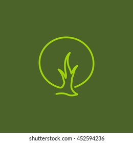  tree icon vector .