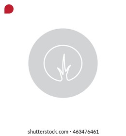  tree icon vector .