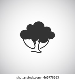  tree icon vector .