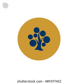  tree icon vector .