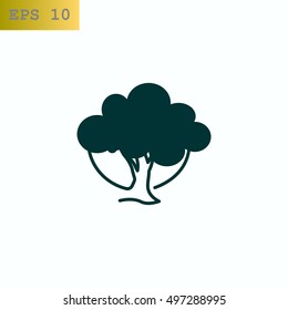  tree icon vector .