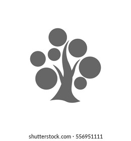  tree icon vector .