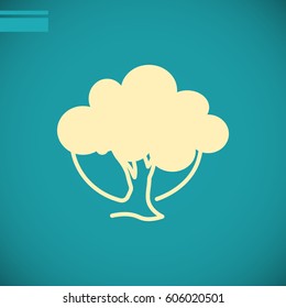  tree icon vector .