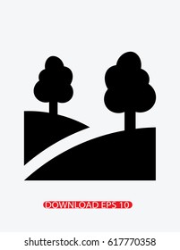 Tree icon, Vector