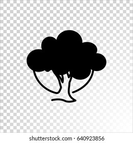 Tree Icon Vector Stock Vector Royalty Free Shutterstock