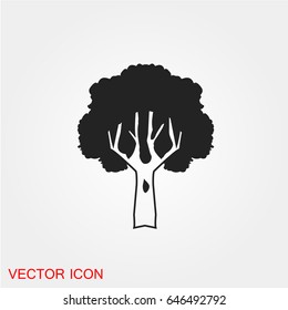 Tree icon vector