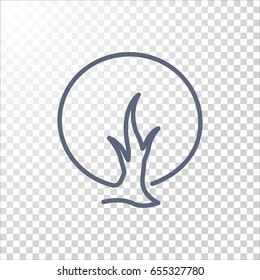  tree icon vector .