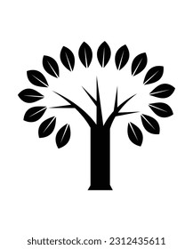 Baumsymbol, Vektorsymbol mit der besten Bildqualität.