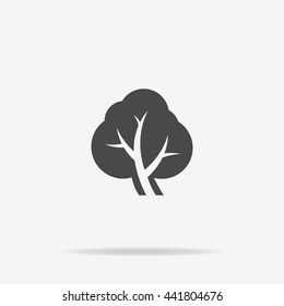 Tree icon. Vector concept illustration for design.