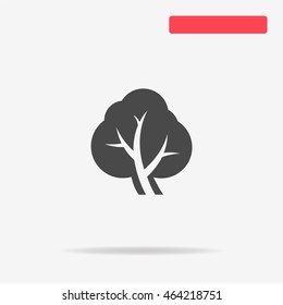 Tree icon. Vector concept illustration for design.