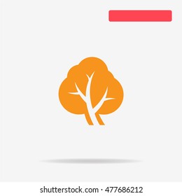 Tree icon. Vector concept illustration for design.