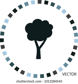 Tree icon, vector design element