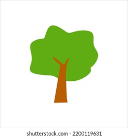 Tree, icon vector design and illustration with editable stroke