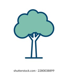 tree icon vector design template in white background