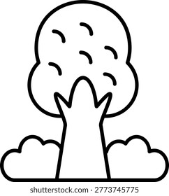 Tree Icon Vector Element line icon design vector icons