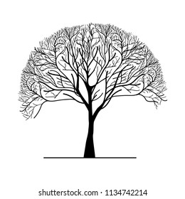 Tree icon. Vector element ready for your design. EPS10