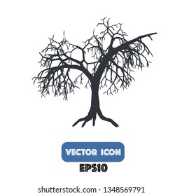 tree icon, tree vector. eps10