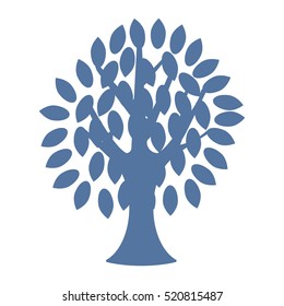Tree Icon Vector flat design style
