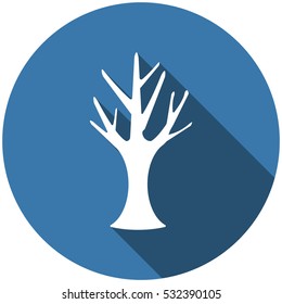 Tree Icon Vector flat design style
