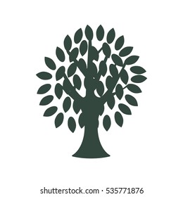 Tree Icon Vector flat design style