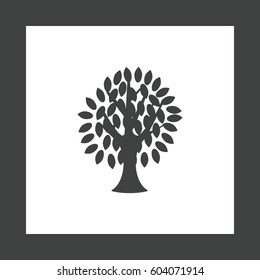 Tree Icon Vector flat design style