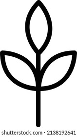 Tree icon vector glyph symbol for nature, ecology and environment in a flat color illustration