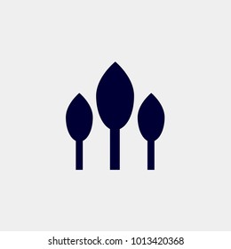  tree icon, vector illustration