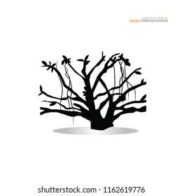 Tree icon. Vector illustration.