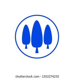 Tree icon. Vector illustration