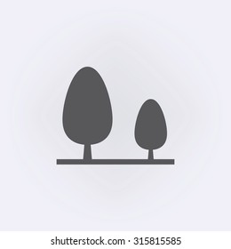 Tree icon . Vector illustration